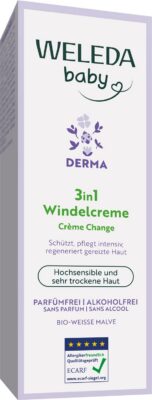 WELEDA baby DERMA 3en1 crème change mauve bl 50 ml