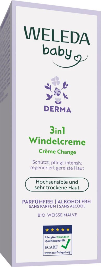 WELEDA baby DERMA 3en1 crème change mauve bl 50 ml