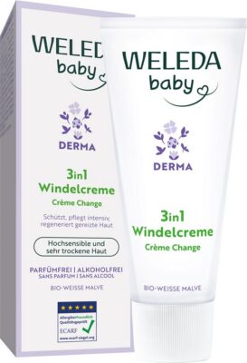 WELEDA baby DERMA 3en1 crème change mauve bl 50 ml