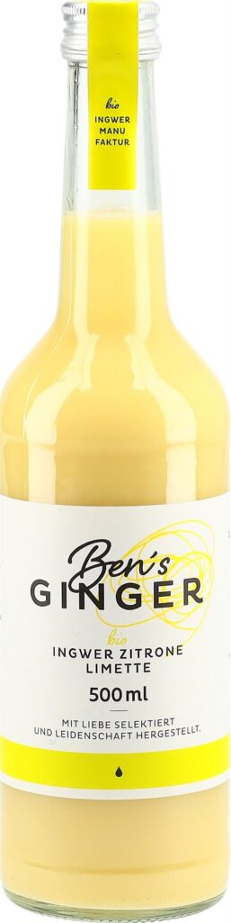 BEN'S GINGER conc ging-citr-vert ss bio 500 ml