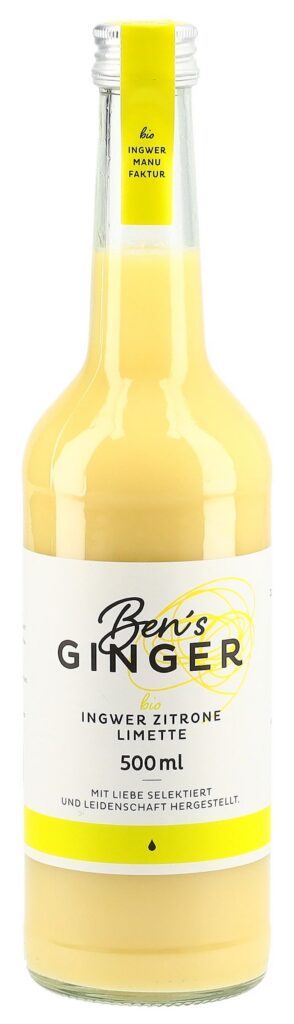 BEN'S GINGER conc ging-citr-vert ss bio 500 ml