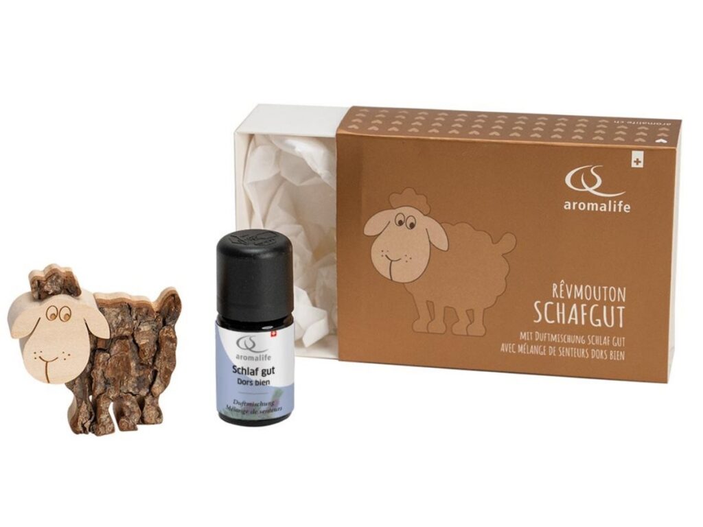 AROMALIFE RêvMouton en bois mélan sent bonne nuit