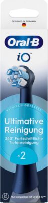 ORAL-B iO Ultimate brossette noir 2 pce