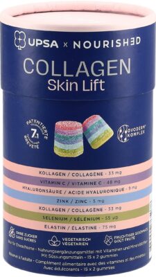 UPSA X NOURISHED Skin Lift gummies sach 30 pce