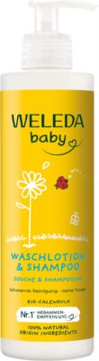 WELEDA BABY douche & shampooing calendula 400 ml