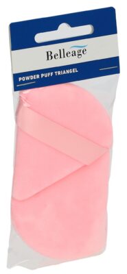 BELLEAGE powder puff triangle moyen (duo) 2 pce