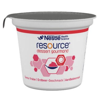 RESOURCE dessert gourmand fraise 4 cup 125 g