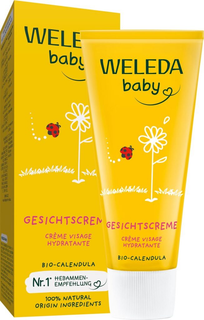 WELEDA BABY crème visage calendula tb 50 ml