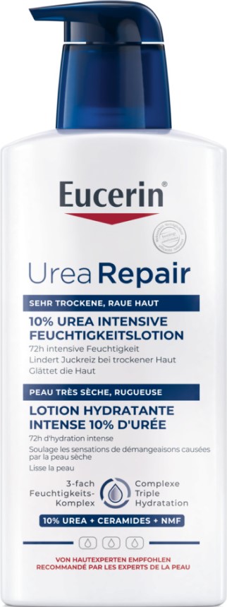 EUCERIN UreaRepair lot hydrat 10 % urée int 400 ml
