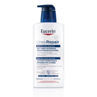 EUCERIN UreaRepair lot hydrat 10 % urée int 400 ml