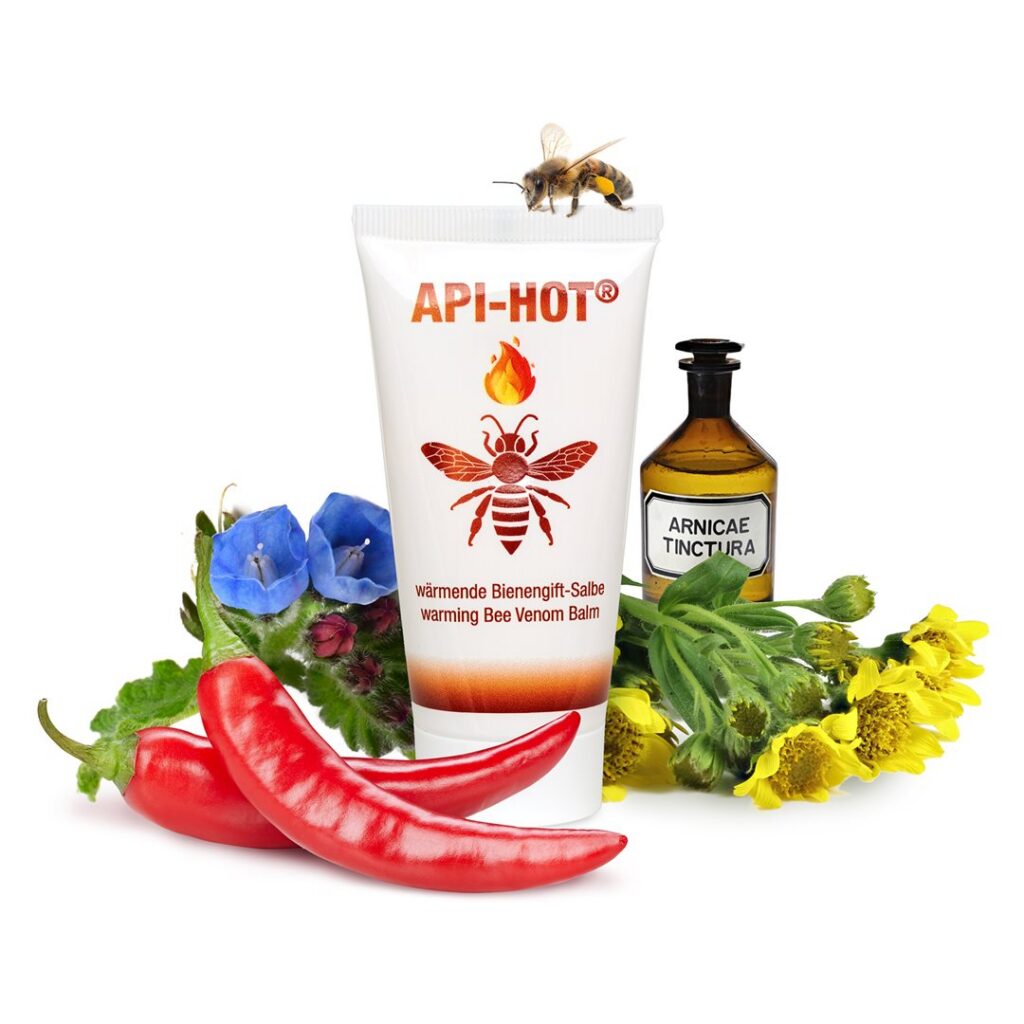API-HOT pomm venin abeilles huil herb chauff 50 ml