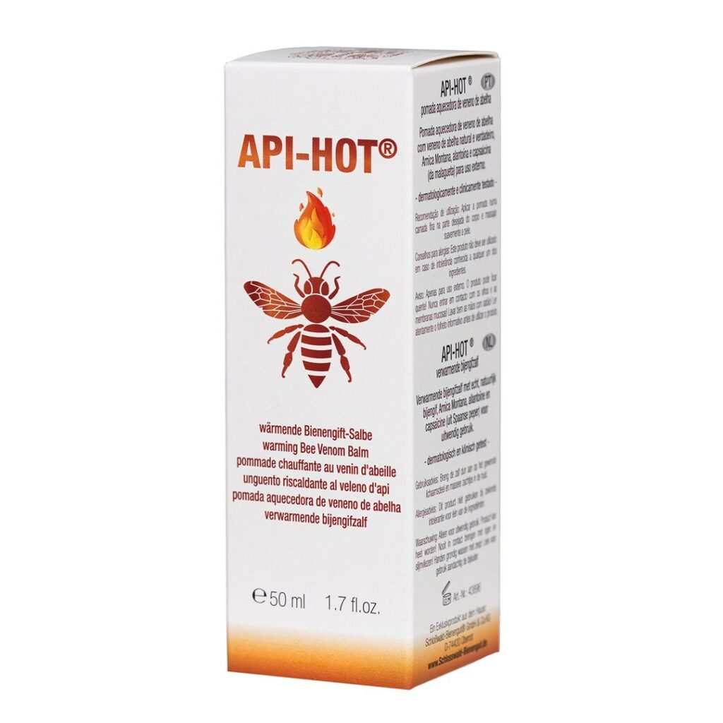 API-HOT pomm venin abeilles huil herb chauff 50 ml