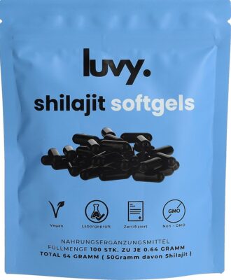 LUVY Shilajit caps moll sach 100 pce