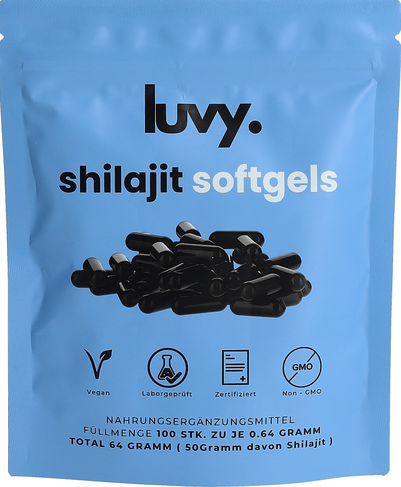 LUVY Shilajit caps moll sach 100 pce