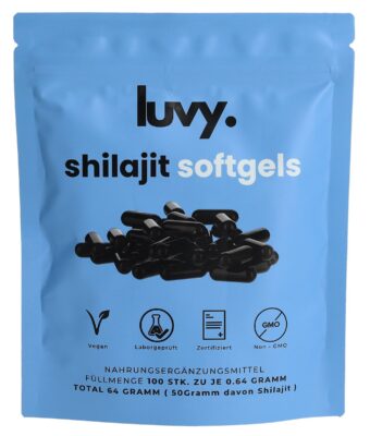 LUVY Shilajit caps moll sach 100 pce