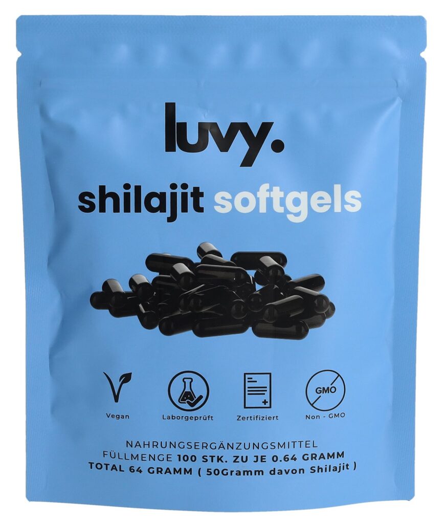 LUVY Shilajit caps moll sach 100 pce