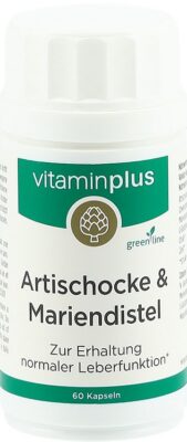 VITAMINPLUS Artischocke&Mariendistel caps 60 pce