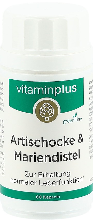 VITAMINPLUS Artischocke&Mariendistel caps 60 pce