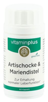 VITAMINPLUS Artischocke&Mariendistel caps 60 pce