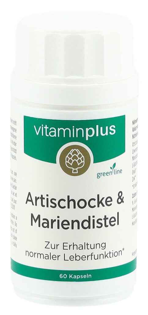 VITAMINPLUS Artischocke&Mariendistel caps 60 pce