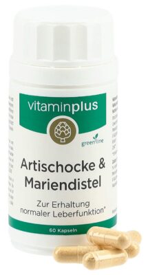 VITAMINPLUS Artischocke&Mariendistel caps 60 pce