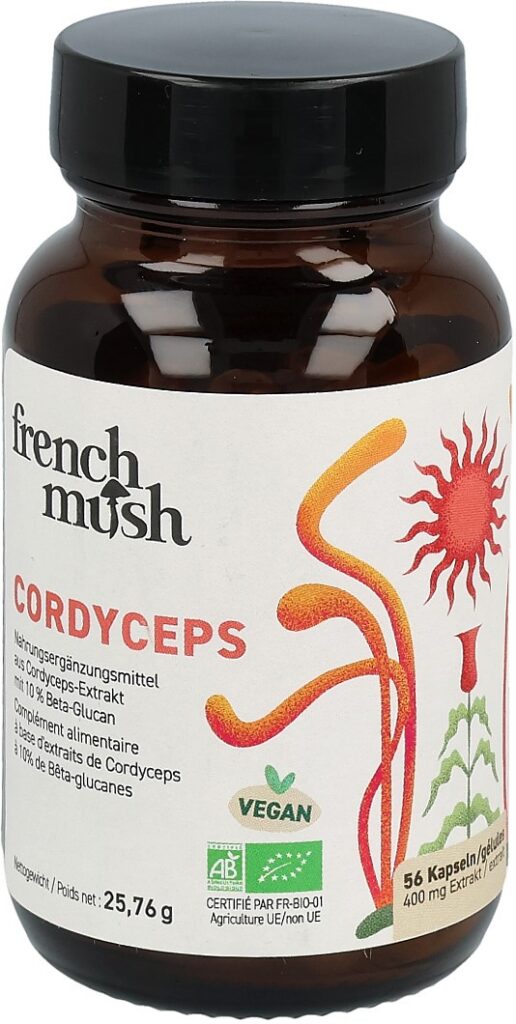 FRENCH MUSH cordyceps caps bte 56 pce
