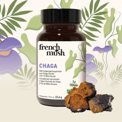 FRENCH MUSH chaga caps bte 56 pce