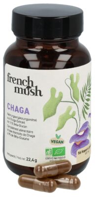 FRENCH MUSH chaga caps bte 56 pce