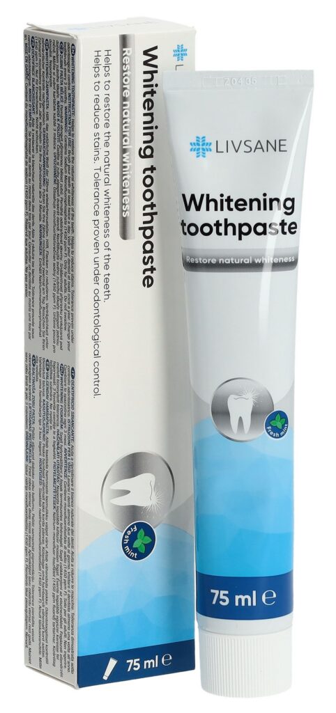 LIVSANE dentifrice blanchissant tb 75 ml