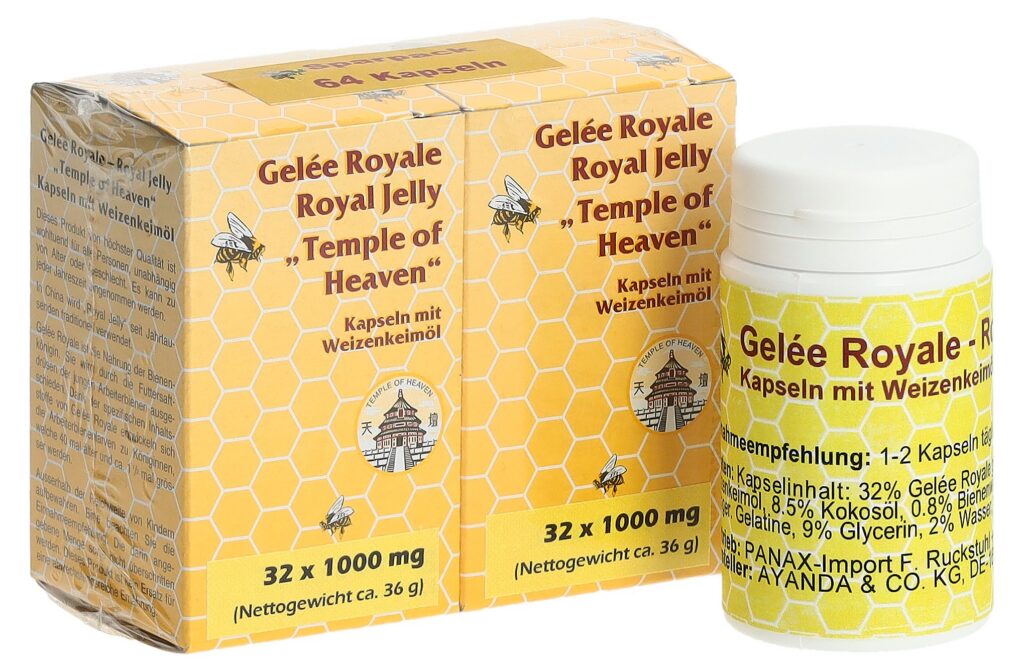 GELEE ROYALE Royal Jelly caps ToH bte 64 pce