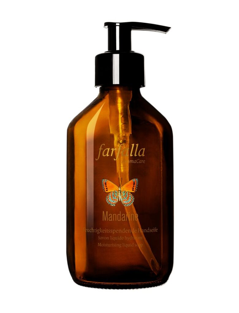 FARFALLA Savon liquide hydratant mandarine 250 ml