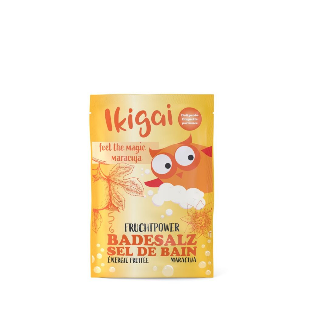 IKIGAI sel de bain feel the magic maracuja 60 g
