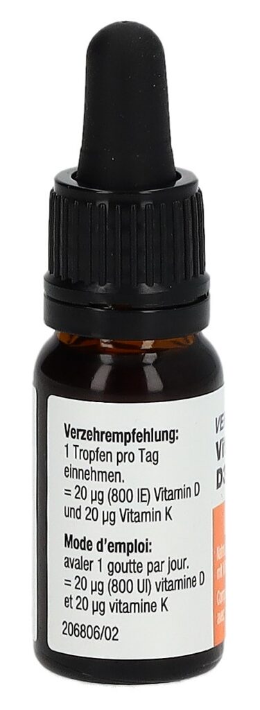 VERACTIV Vitamin D3K2 Wild gouttes fl pip 10 ml