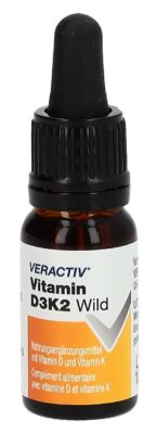VERACTIV Vitamin D3K2 Wild gouttes fl pip 10 ml