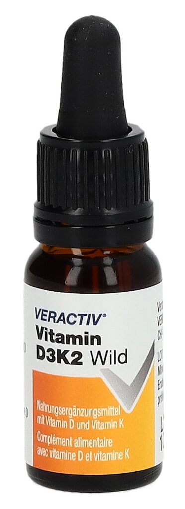 VERACTIV Vitamin D3K2 Wild gouttes fl pip 10 ml
