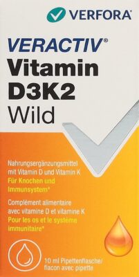 VERACTIV Vitamin D3K2 Wild gouttes fl pip 10 ml