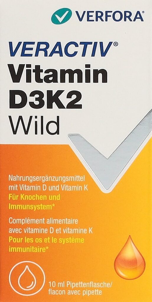 VERACTIV Vitamin D3K2 Wild gouttes fl pip 10 ml