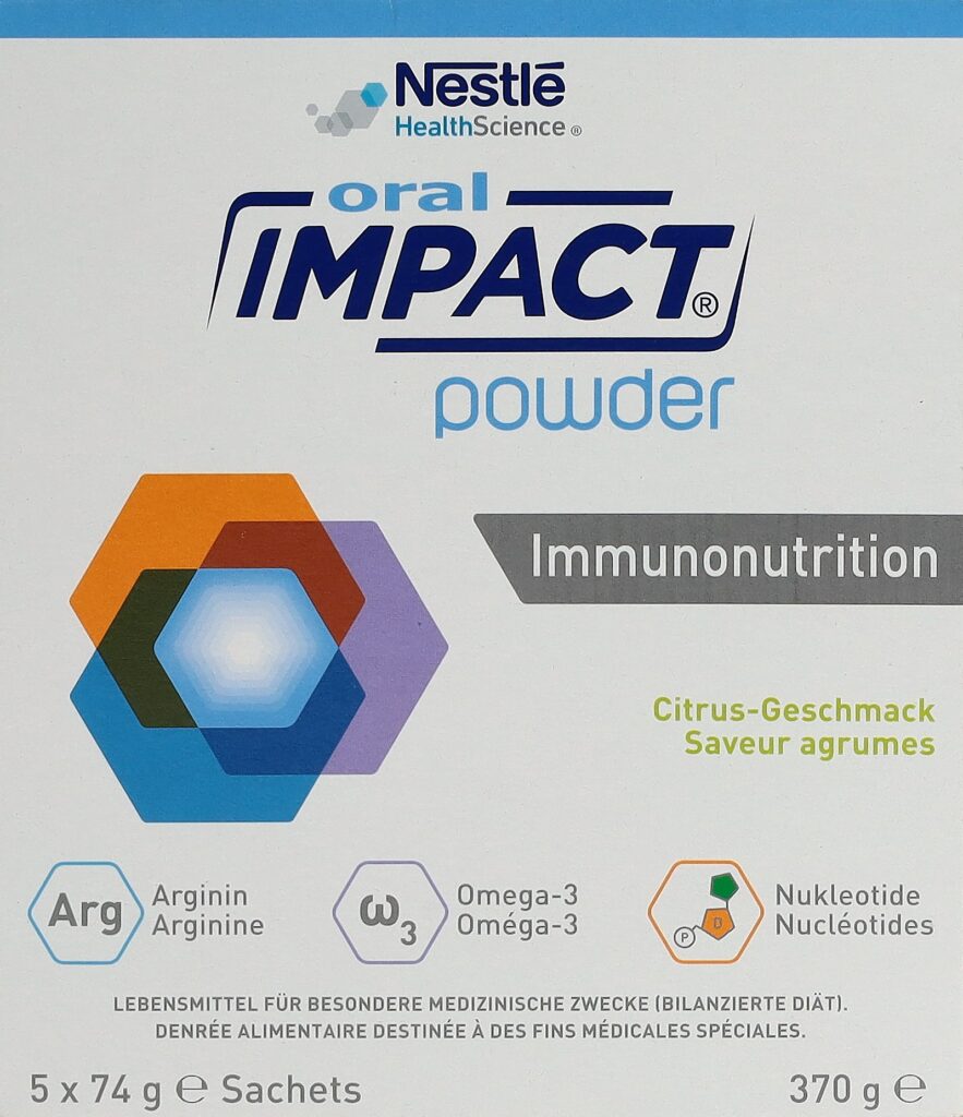 IMPACT ORAL immunonutrition pdr citrus 5 x 74 g