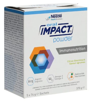 IMPACT ORAL immunonutrition pdr citrus 5 x 74 g