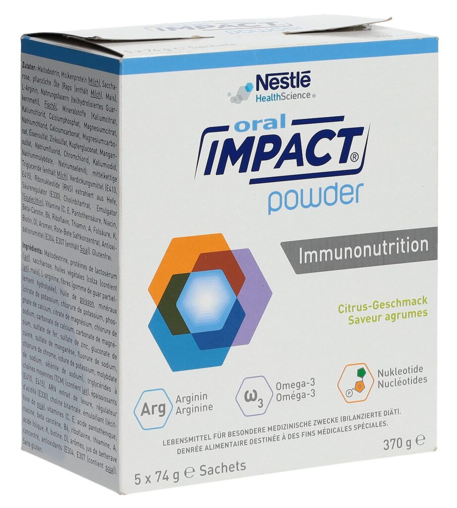 IMPACT ORAL immunonutrition pdr citrus 5 x 74 g