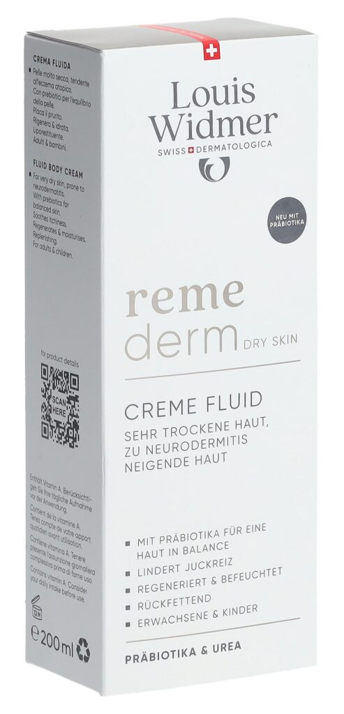 WIDMER Remederm crème fluide probiotic parf 200 ml
