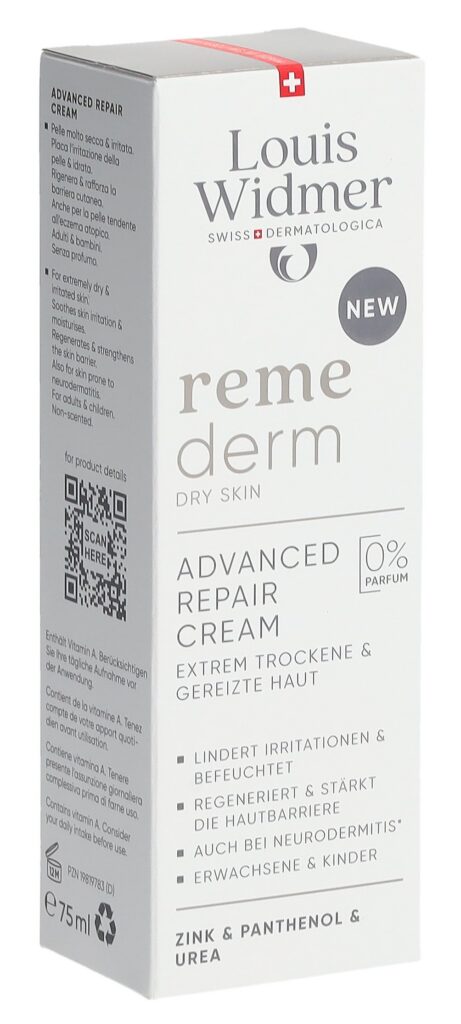 WIDMER Remederm advanced repair crème s parf 75 ml
