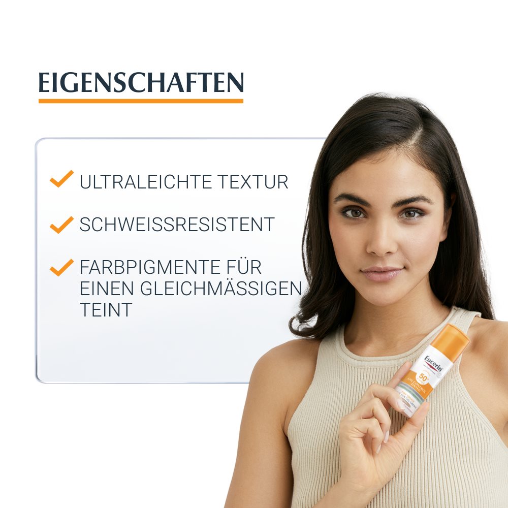 EUCERIN SUN Fa Oil Con gel-cr me SPF50+ dist 50 ml