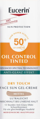 EUCERIN SUN Fa Oil Con gel-cr me SPF50+ dist 50 ml
