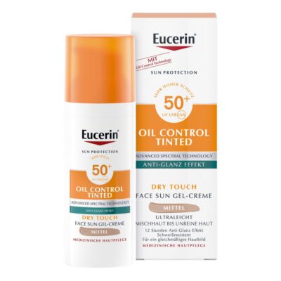 EUCERIN SUN Fa Oil Con gel-cr me SPF50+ dist 50 ml