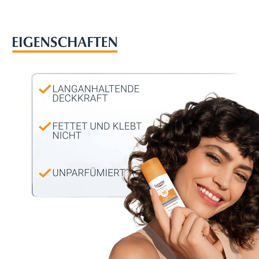 EUCERIN SUN Fa Pig Con gel-cr me SPF50+ dist 50 ml