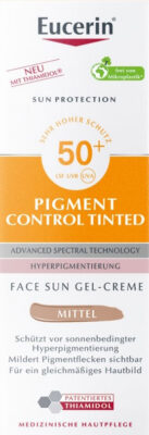 EUCERIN SUN Fa Pig Con gel-cr me SPF50+ dist 50 ml