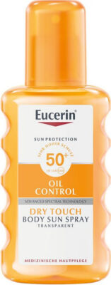 EUCERIN SUN Body Oil Cont Dry T tr SPF50+ 200 ml