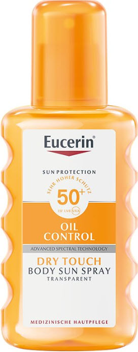 EUCERIN SUN Body Oil Cont Dry T tr SPF50+ 200 ml