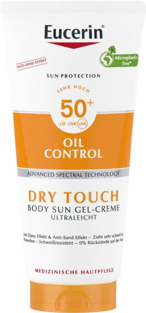 EUCERIN SUN Body Oil Cont gel-cr SPF50+ tb 200 ml